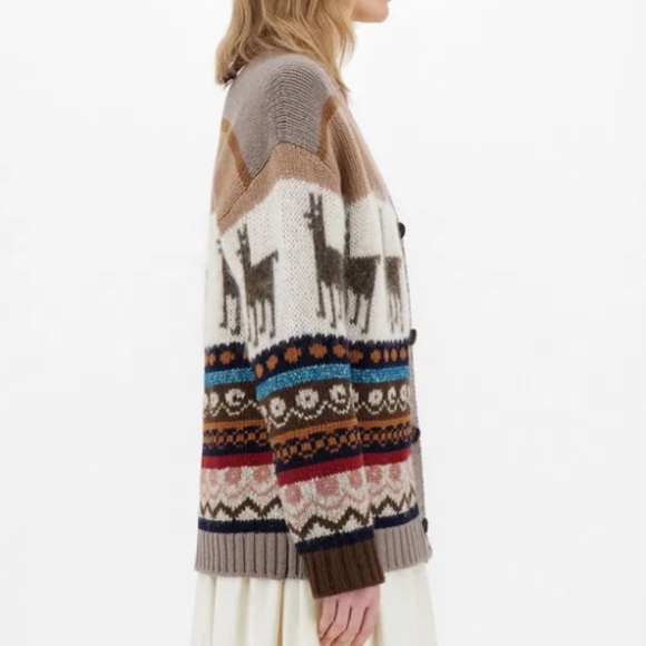 MaxMara Distel Llama Cardigan / Weekend Max Mara - Picture 3 of 8